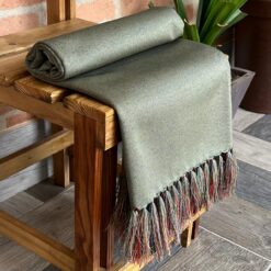 MANTA LINHO TERROSO - VERDE OLIVA