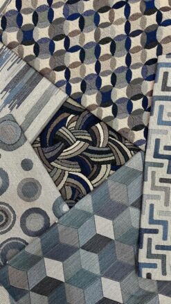 Tons azul e cinza
