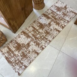 TAPETE ALGODÃO - MESCLADO CARAMELO