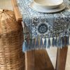 CAMINHO DE MESA – PORCELANA AZUL